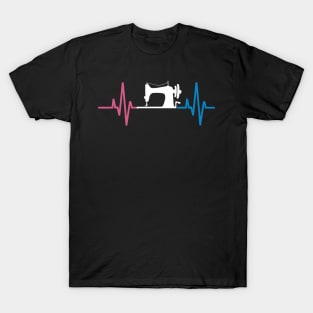 Knitting Heartbeat T-Shirt